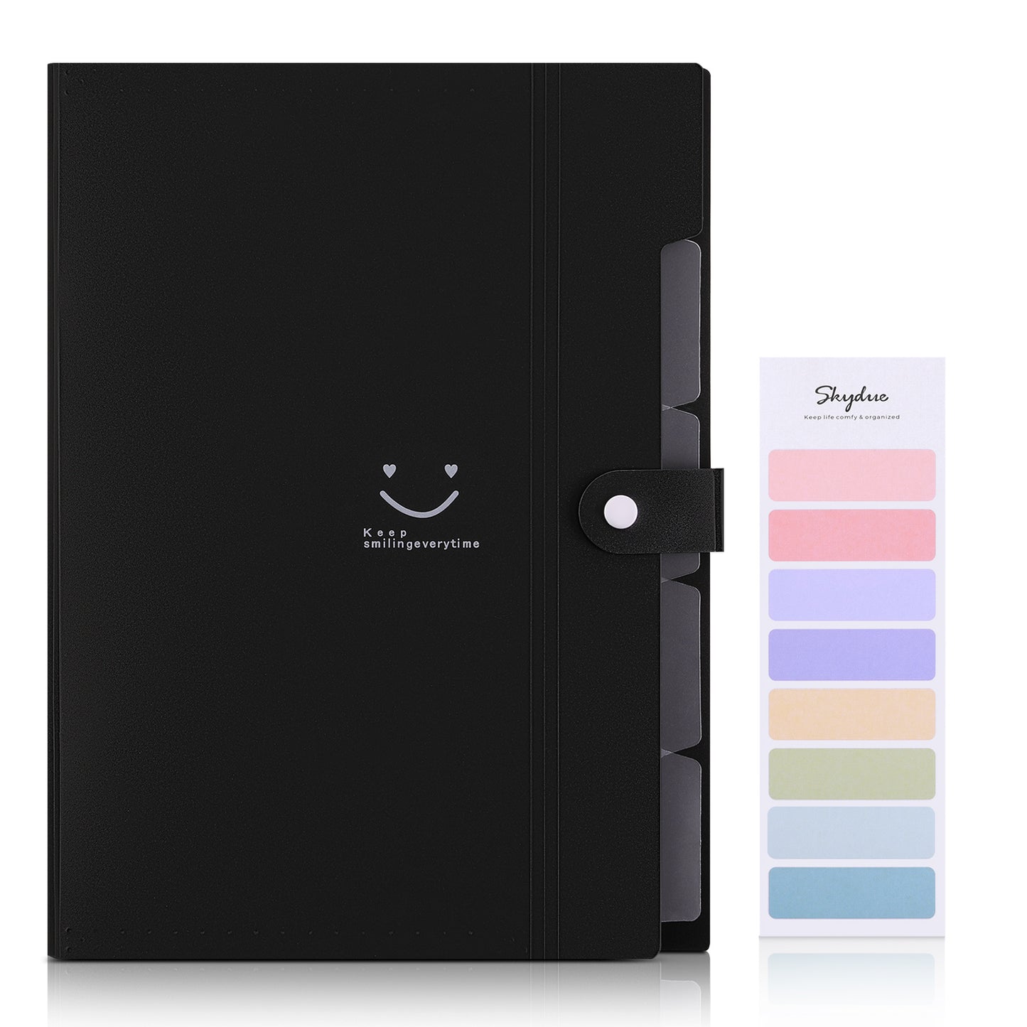 SKYDUE Letter A4 Paper Expanding File Folder Pockets Accordion Document Organizer