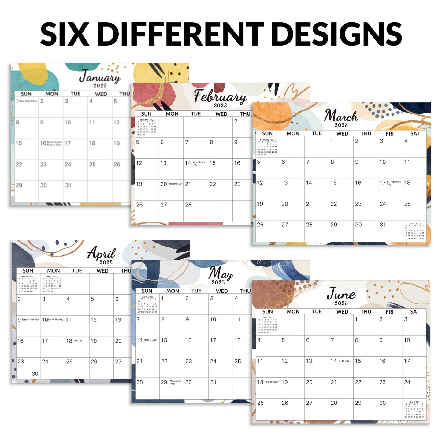 SKYDUE Magnetic Calendar for Fridge, 13"x 11", Monthly Calendar from Sep.2022 - Dec.2023, Calendar 2023 Prefect for Planning and Organizing Your Life