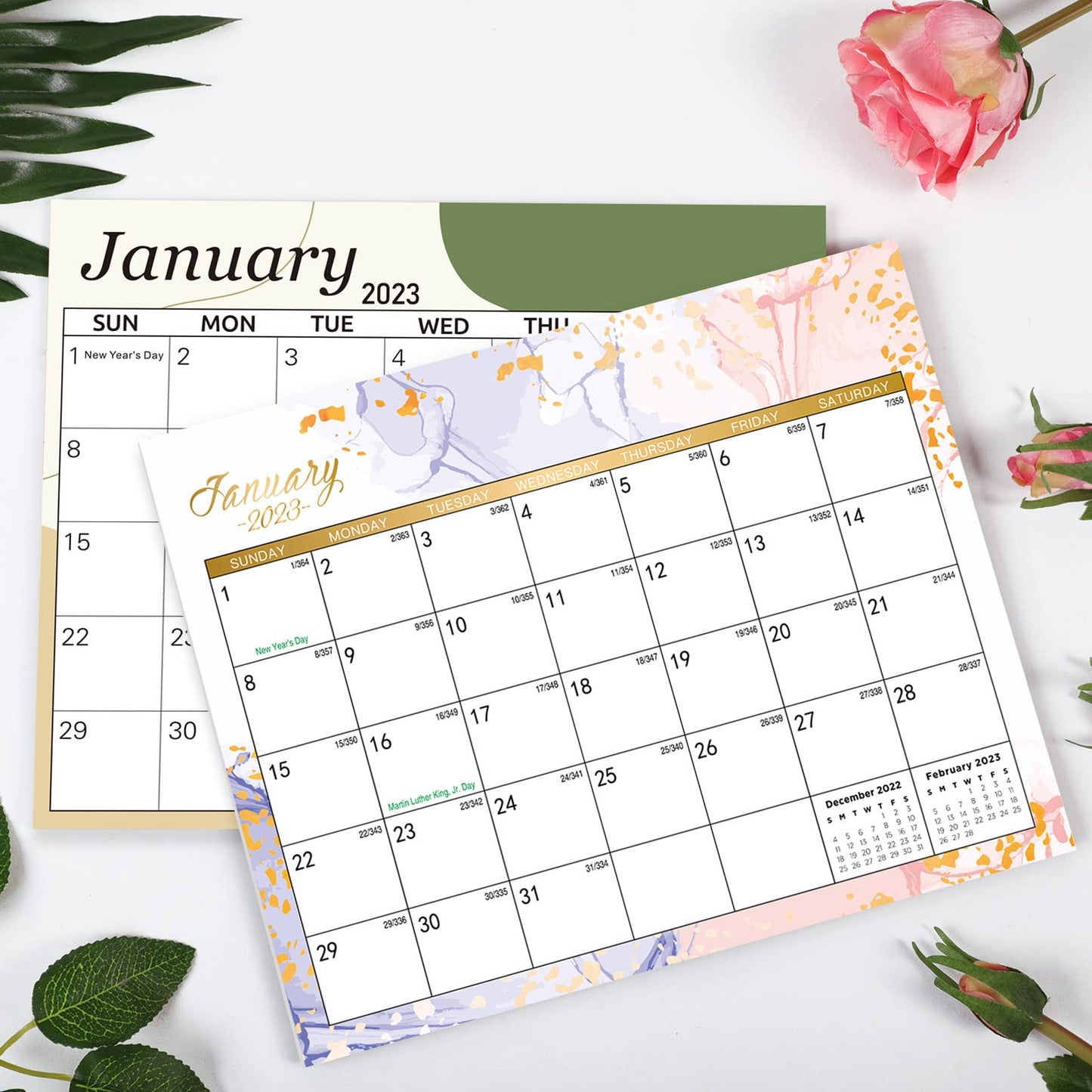 SKYDUE Magnetic Calendar for Fridge, 10"x 8", Fridge Calendar 2023 from Jan.2023 - Jun.2024, Calendar 2023 for School, Office & Home Planning and Organizing