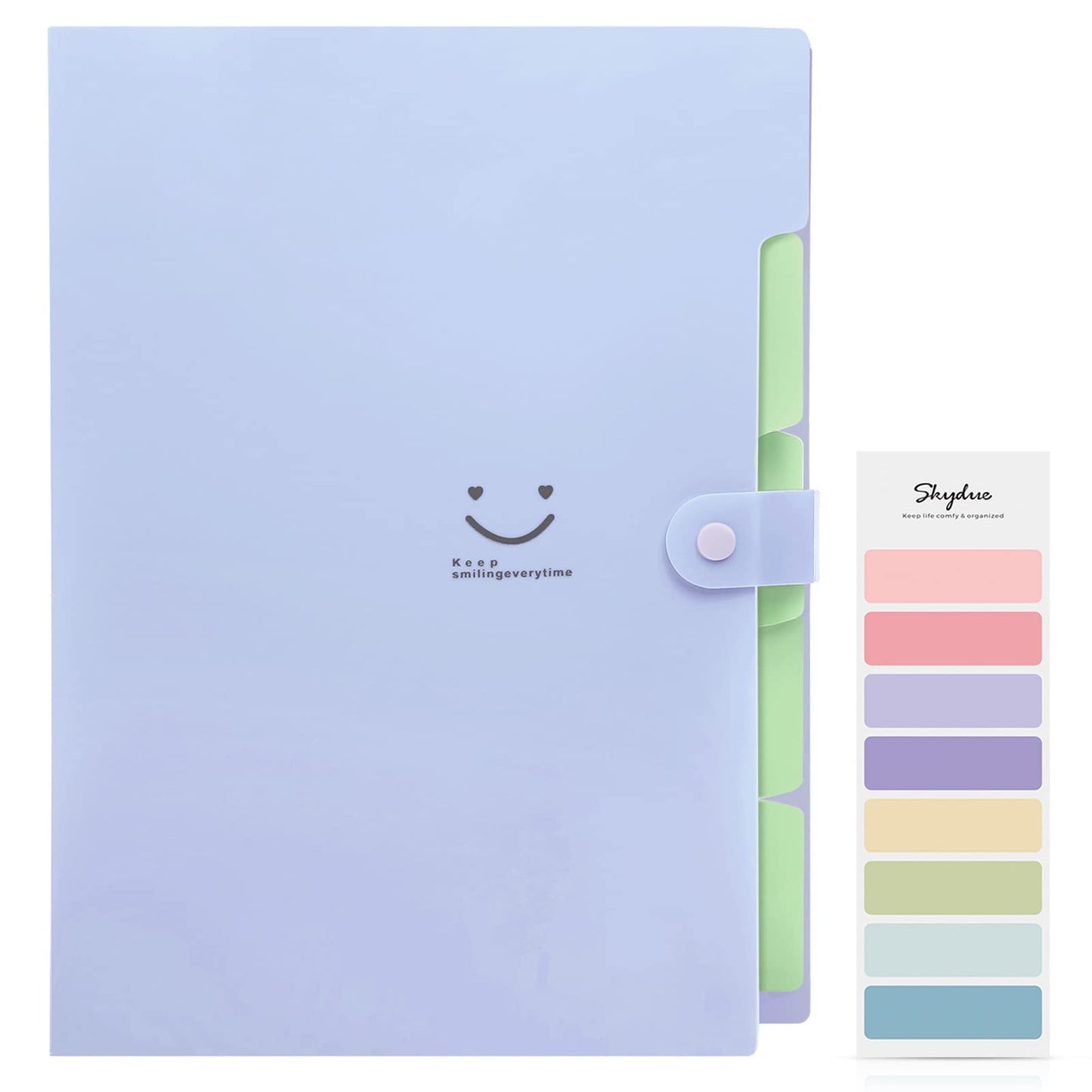 SKYDUE Letter A4 Paper Expanding File Folder Pockets Accordion Document Organizer