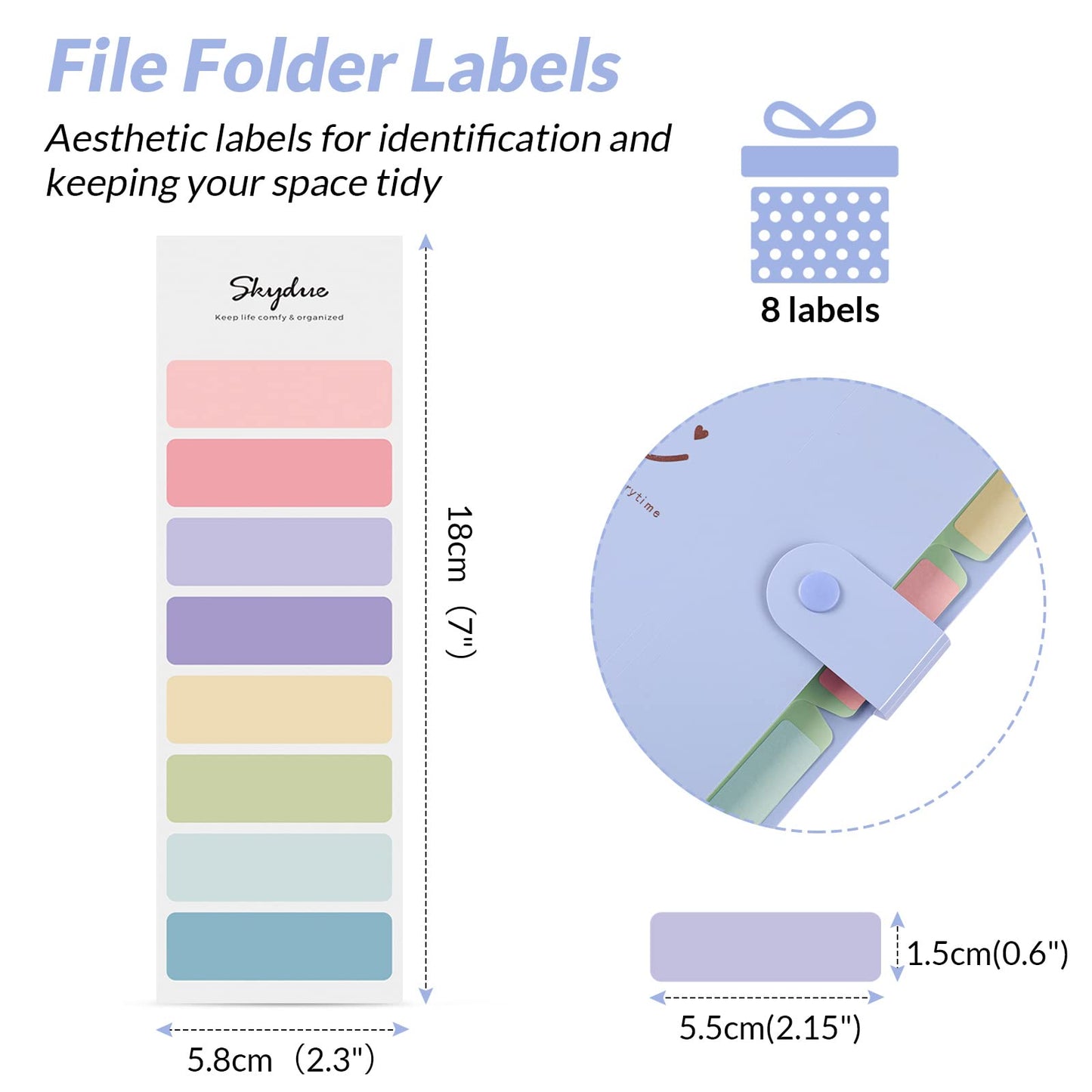 SKYDUE Letter A4 Paper Expanding File Folder Pockets Accordion Document Organizer