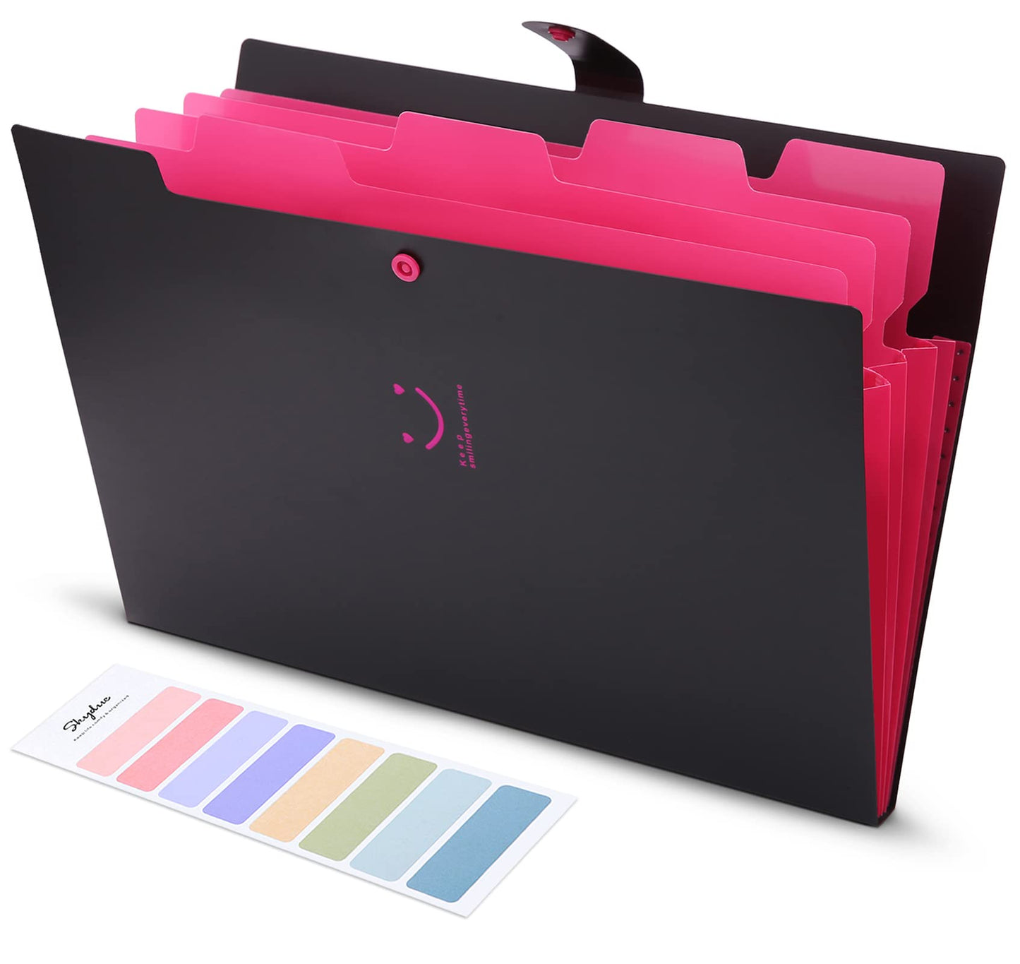 SKYDUE Letter A4 Paper Expanding File Folder Pockets Accordion Document Organizer