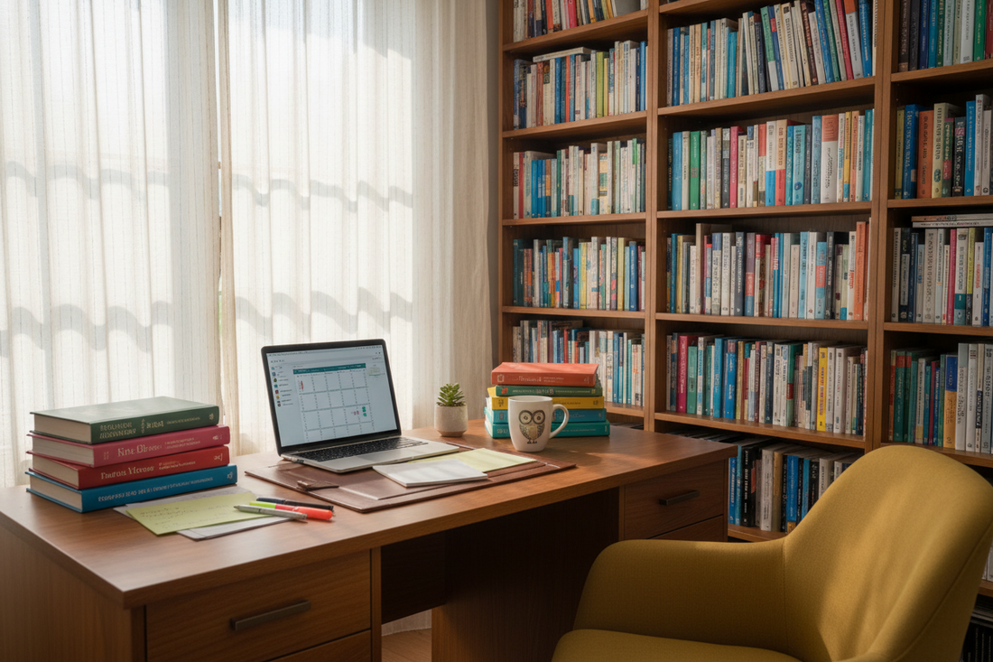A Practical Teacher Desk Setup for the First Month of School