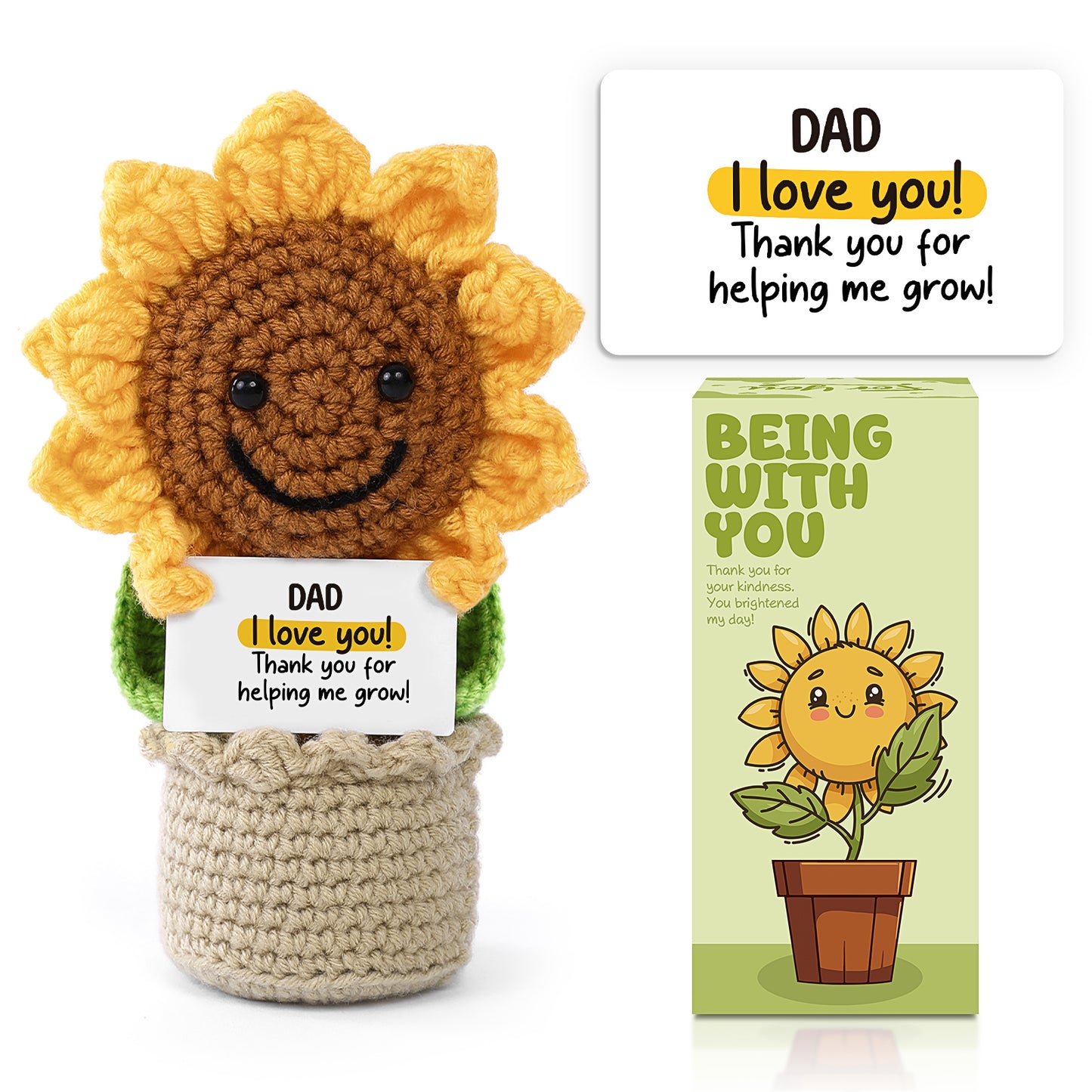 Handmade Crochet Turtle, Emotional Positive Support Crochet, Crochet Toy Doll, Cute Christmas, Mothers Day, Birthday Gifts for Moms, Home Decor, Gifts for Mom with Gift Box