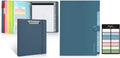 SKYDUE 3 Ring Binder with Clipboard & Expanding File Organizer with 8 Pockets