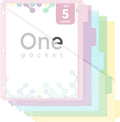 SKYDUE Binder Dividers with Tabs and Pockets – 5-Pack for 3-Ring Binders, Writable Tabs, Durable & Tear-Resistant, Pink