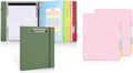 SKYDUE Binder Dividers with Tabs, 5 Tab Dividers, Pack of 2 Sets,