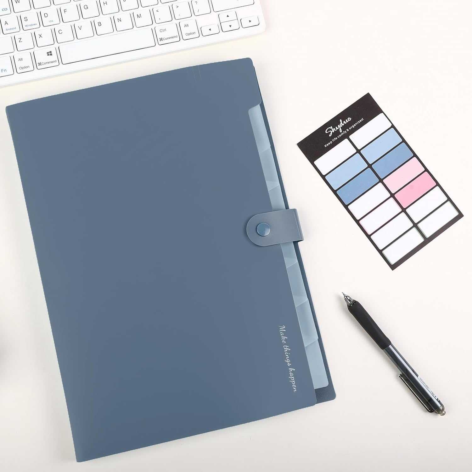 SKYDUE Expanding File Organizer with 8 Pockets and 5 Pocket Expanding File Folder