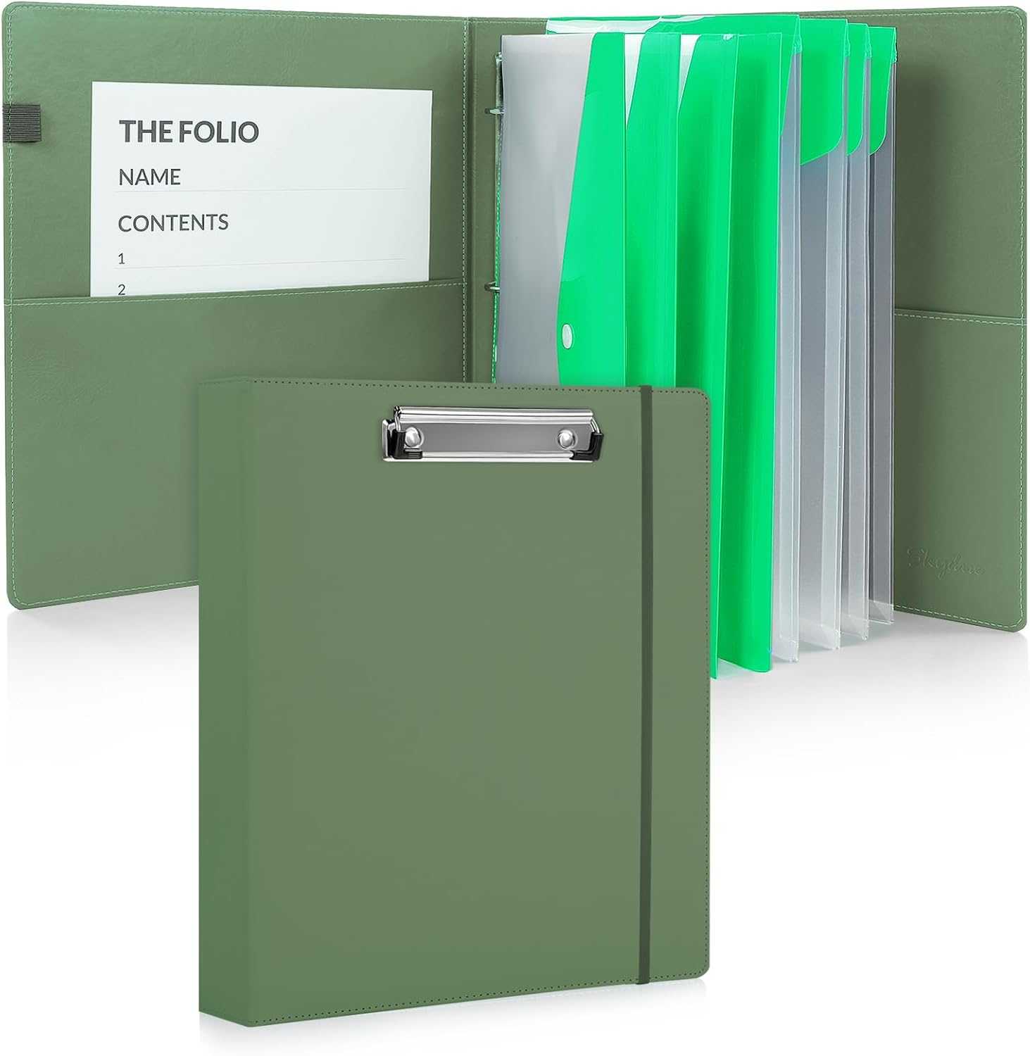Document Organizer Folio - Emergency/Certificate/Birth Document Binder for Home, Office and School