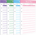 SKYDUE 60pcs Expense Tracker Budget Sheets for A6 Budget Binder,6-Holes Tracking Budget Sheets for Budget Planner