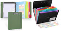 SKYDUE 3 Ring Binder with Clipboard Kit and Expanding File Folder, Accordion File Organizer with 13 Pockets Bundle Sales
