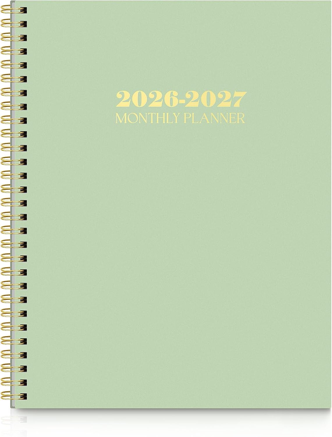 SKYDUE Monthly Planner 2026-2027, 24 Months Calendar Planner 2026-2027, 7.5" x 10" B5 Planner, Twin-wire Spiral Bound, Durable Waterproof Cover, Thick No-Bleed Paper, Floral