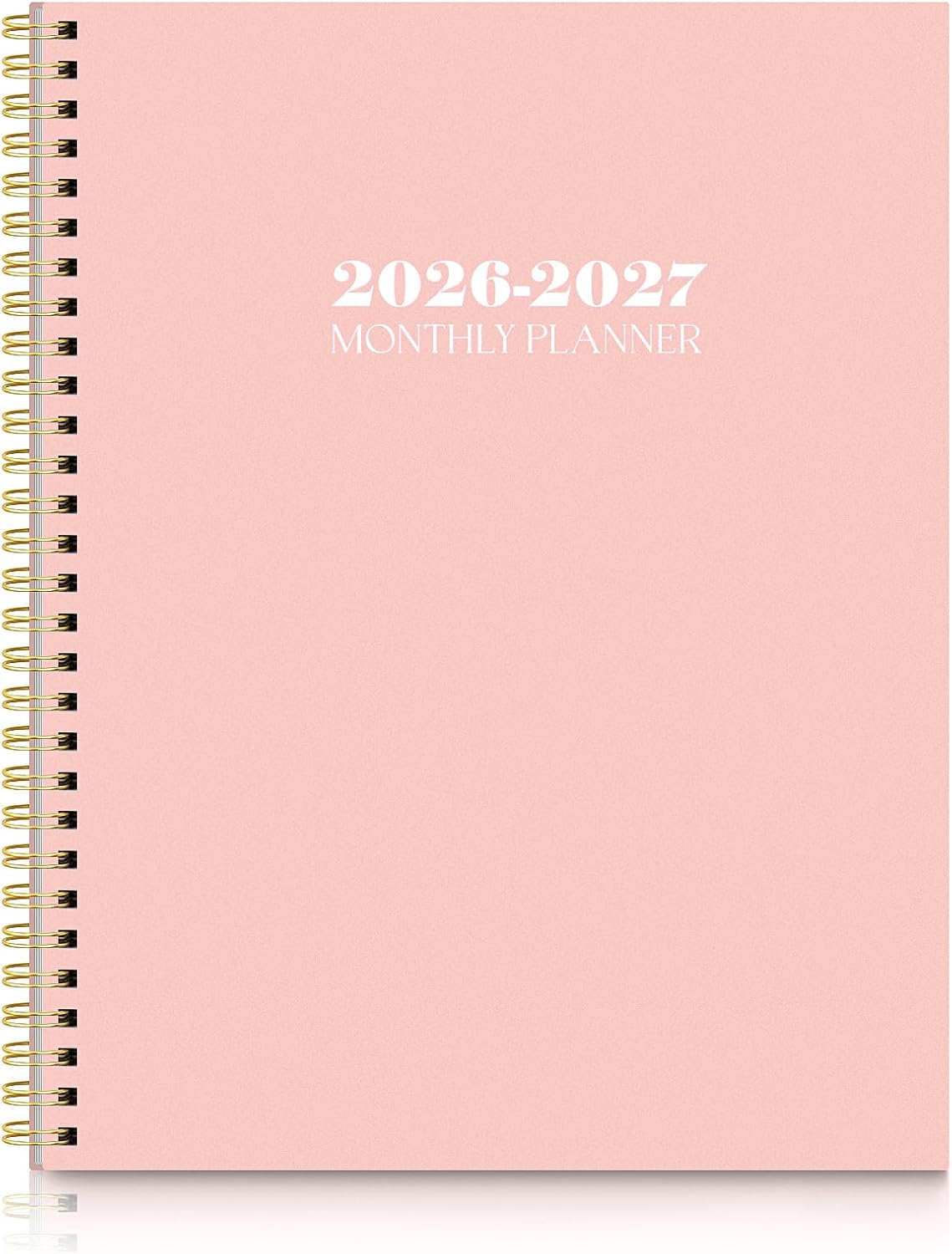 SKYDUE Monthly Planner 2026-2027, 24 Months Calendar Planner 2026-2027, 7.5" x 10" B5 Planner, Twin-wire Spiral Bound, Durable Waterproof Cover, Thick No-Bleed Paper, Floral