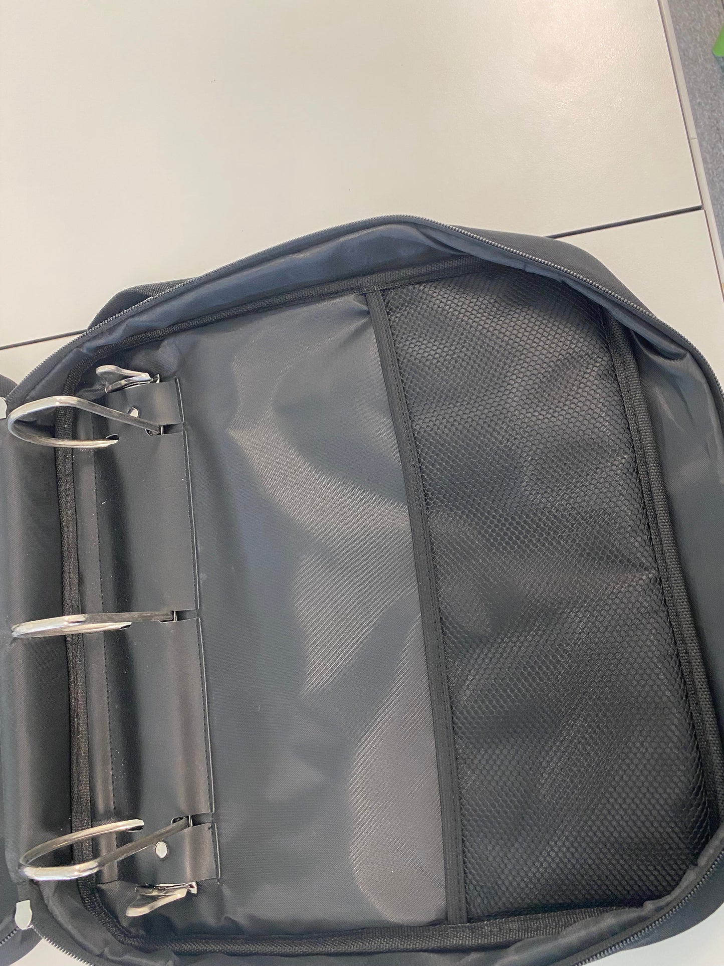 Zipper Binder 3 Inch D-Ring School Binder, Oxford Fabric School Organizer Holds 700+ Sheets, Fits 13.3" Laptop, Water-Resistant, Handle & Shoulder Strap, 14"x13" – School Supplies