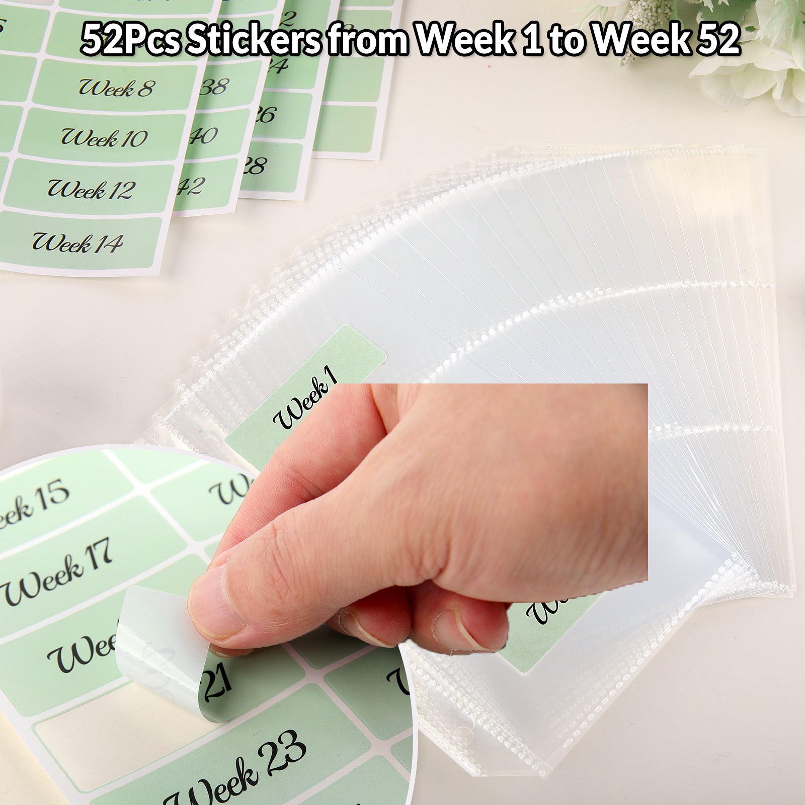 SKYDUE A6 Money Saving Binder with 10 Cash Envelopes,12 Various Money Saving Challenge Trackers,Savings Challenge Binder with Envelope