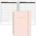 Bill Tracker Notebook, Monthly Bill Payment Checklist, 6" x 8.5", Bill Organizer with Back Pocket for Personal Budgeting Financial, 128 Pages