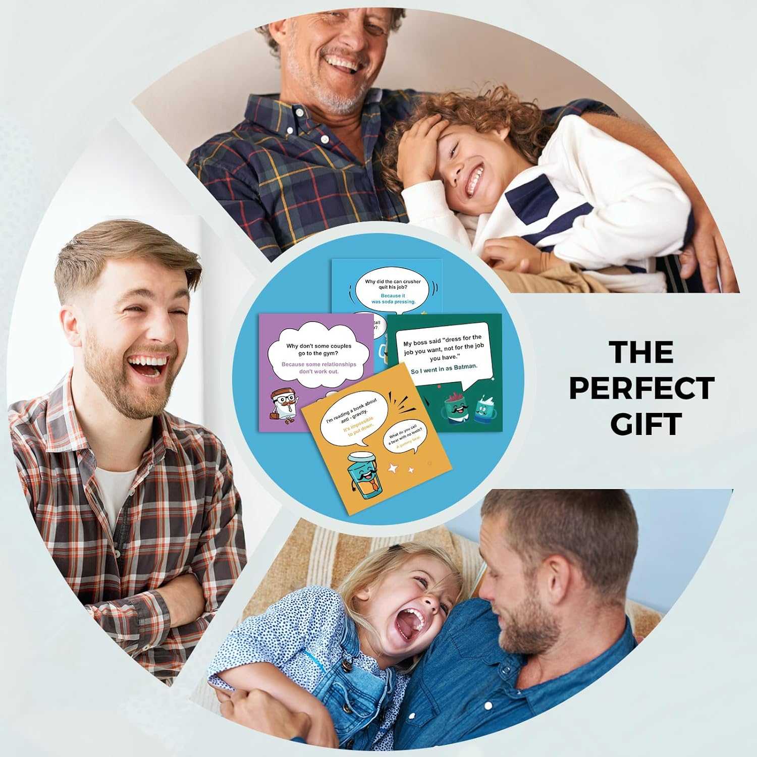 2025-2026 Dad Joke Calendar – 10" x 5" Funny Monthly Calendar with Classic Dad Jokes – Starts October 2025 to December 2026 – Gift Idea for Dad, Birthday, Christmas, or Just Because
