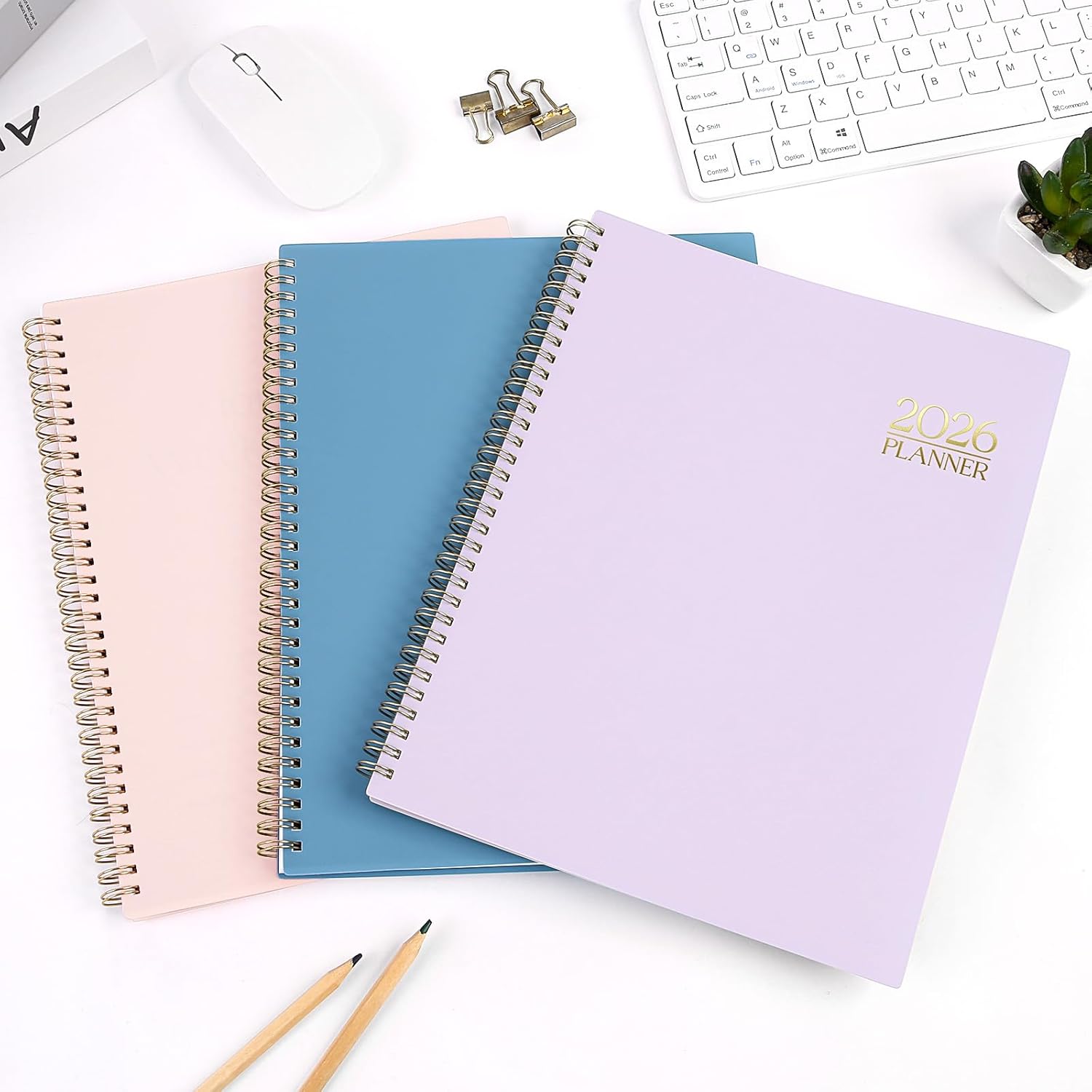 Planner 2026, 8.5" x 11" Monthly & Weekly Planner with Tabs, JAN - DEC 2026, Goal Setting & Time Management Organizer for Professionals & Students