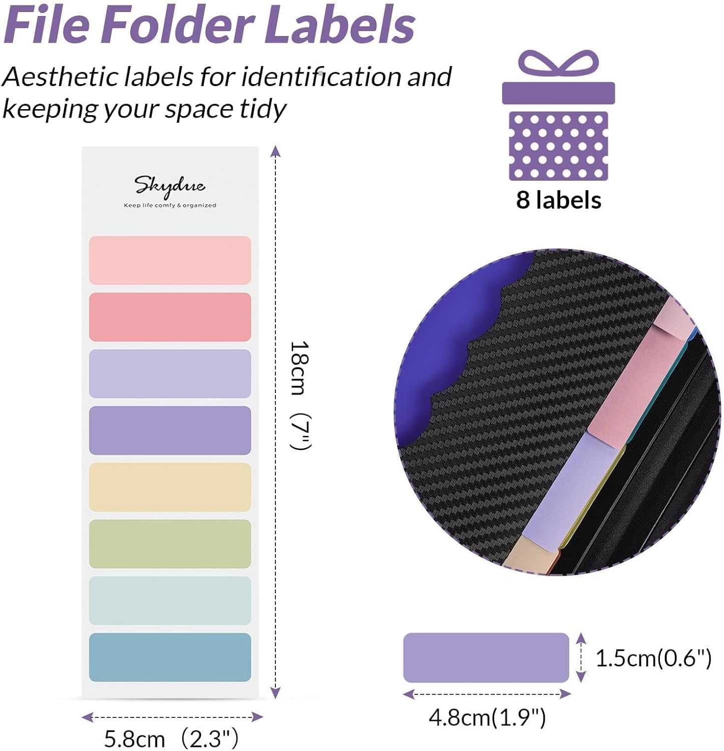 SKYDUE Accordion File Organizer, 13 Pockets File Folders & Expanding File Folders with 5 Pockets Pack of 4