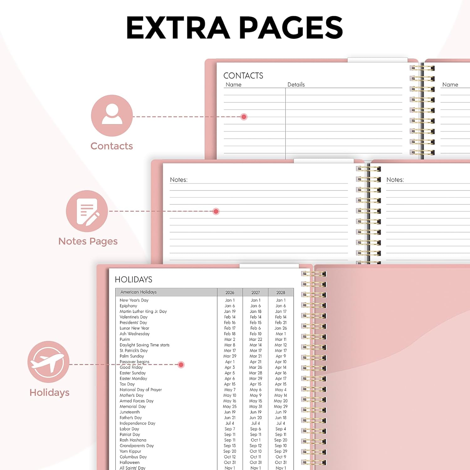 Planner 2026, 8.5" x 11" Monthly & Weekly Planner with Tabs, JAN - DEC 2026, Goal Setting & Time Management Organizer for Professionals & Students
