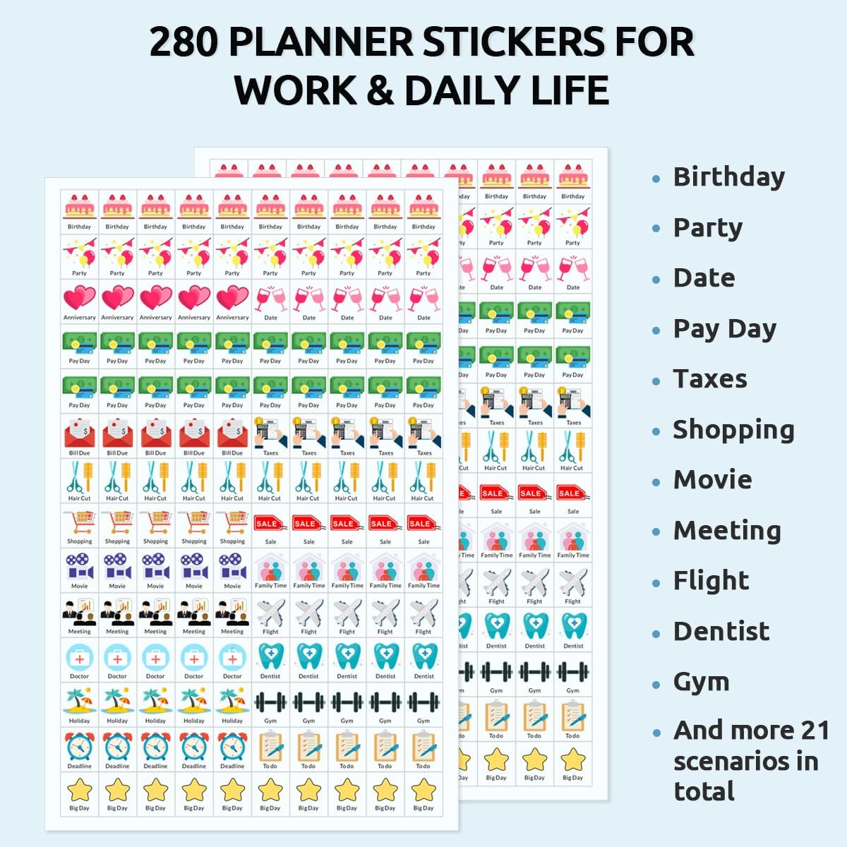 SKYDUE Small Desk Calendar 2026-2027, Apr. 2026 to Dec. 2027, 21 Months Small Desk Calendar with Planner Stickers, 8.5" x 7" Desktop Calendar Planner, Kraft