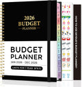 2026 Budget Planner, January 2026 - December 2026, Monthly Budget Book with Expense Tracker Notebook, 12 Month Bill Organizer & Finance Planner to Manage Your Money, 6" x 8.5" Account Book with Tab