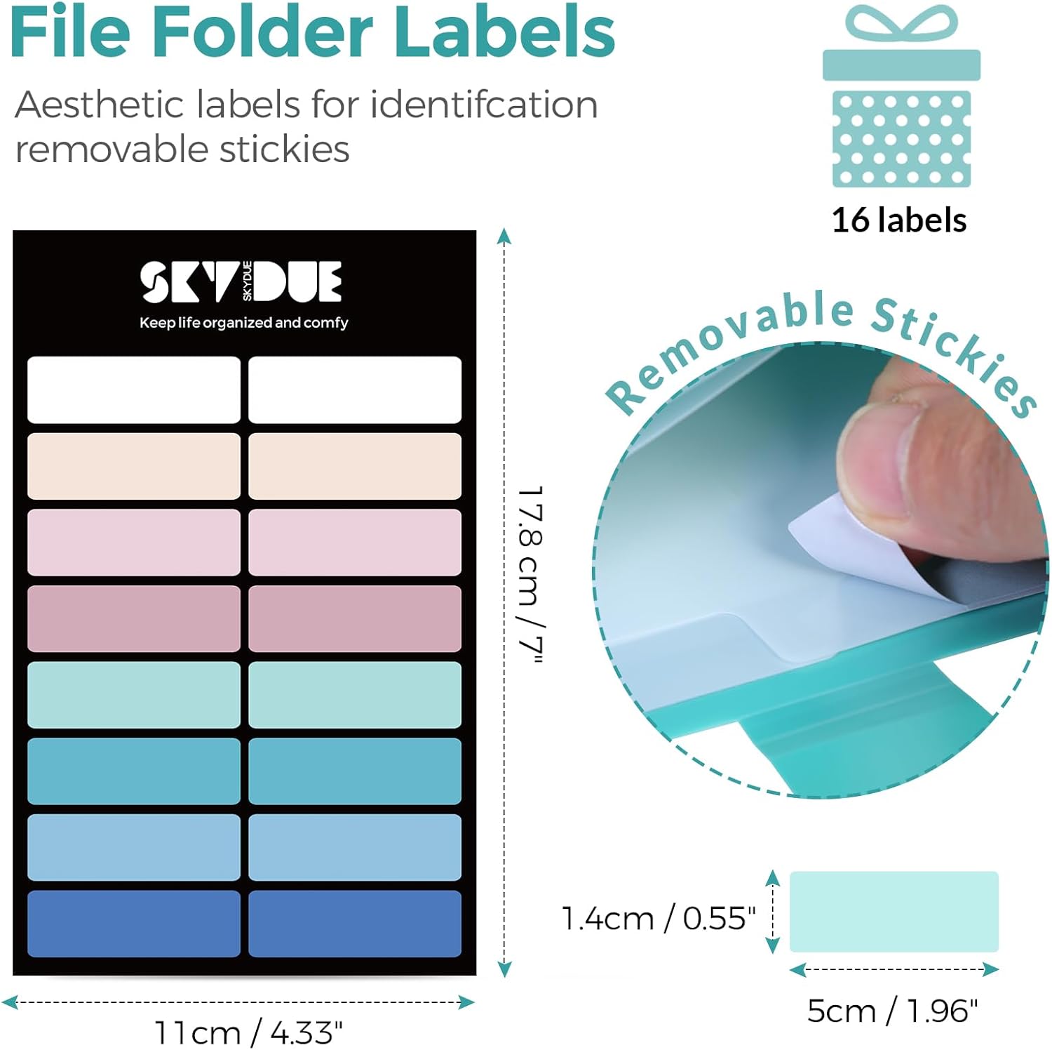 SKYDUE 7-Pocket Expanding File Folder, Professional Accordion Document Organizer with Labels, Portable Paper Receipt Holder for Office Home Business, Letter/A4 Size Green