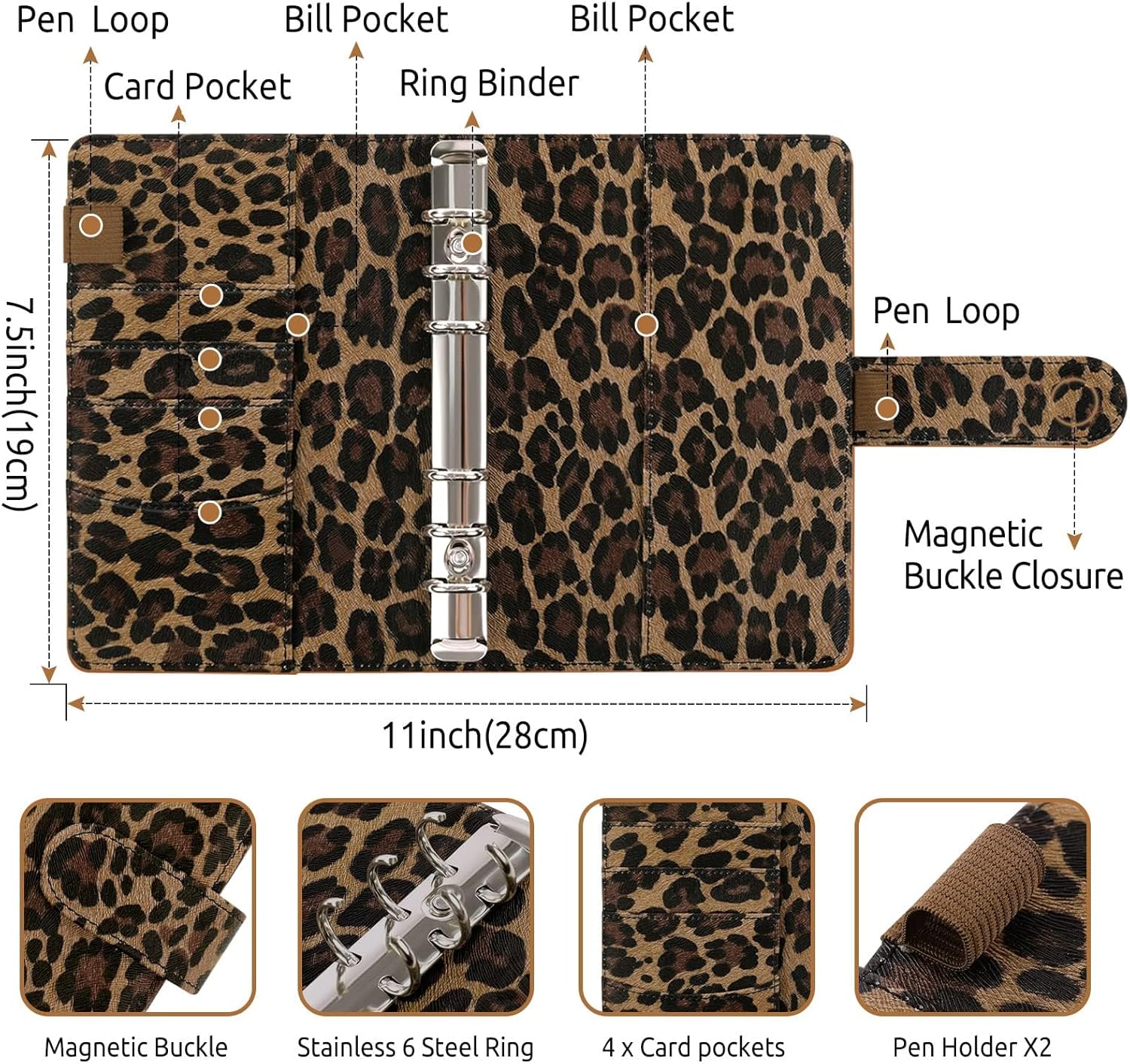 SKYDUE Budget Binder, Money Saving Binder with Zipper Envelopes, Cash Envelopes and Expense Budget Sheets for Budgeting