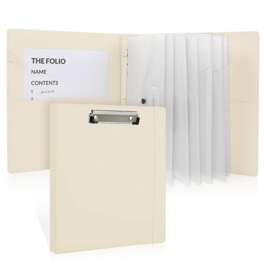 Document Organizer Folio - Emergency/Certificate/Birth Document Binder for Home, Office and School