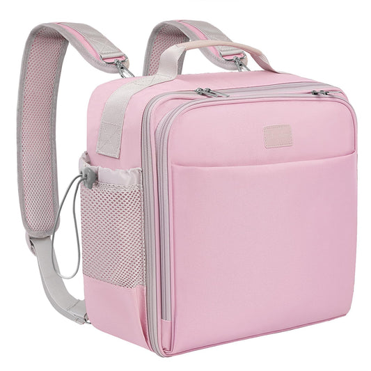 3-Inch 650-Sheet Zipper Binder with Adjustable Shoulder Strap & Handle, 3-Ring Zip Up Binder for School & Office, Multi-Pocket Binder with Dual Zipper Closure