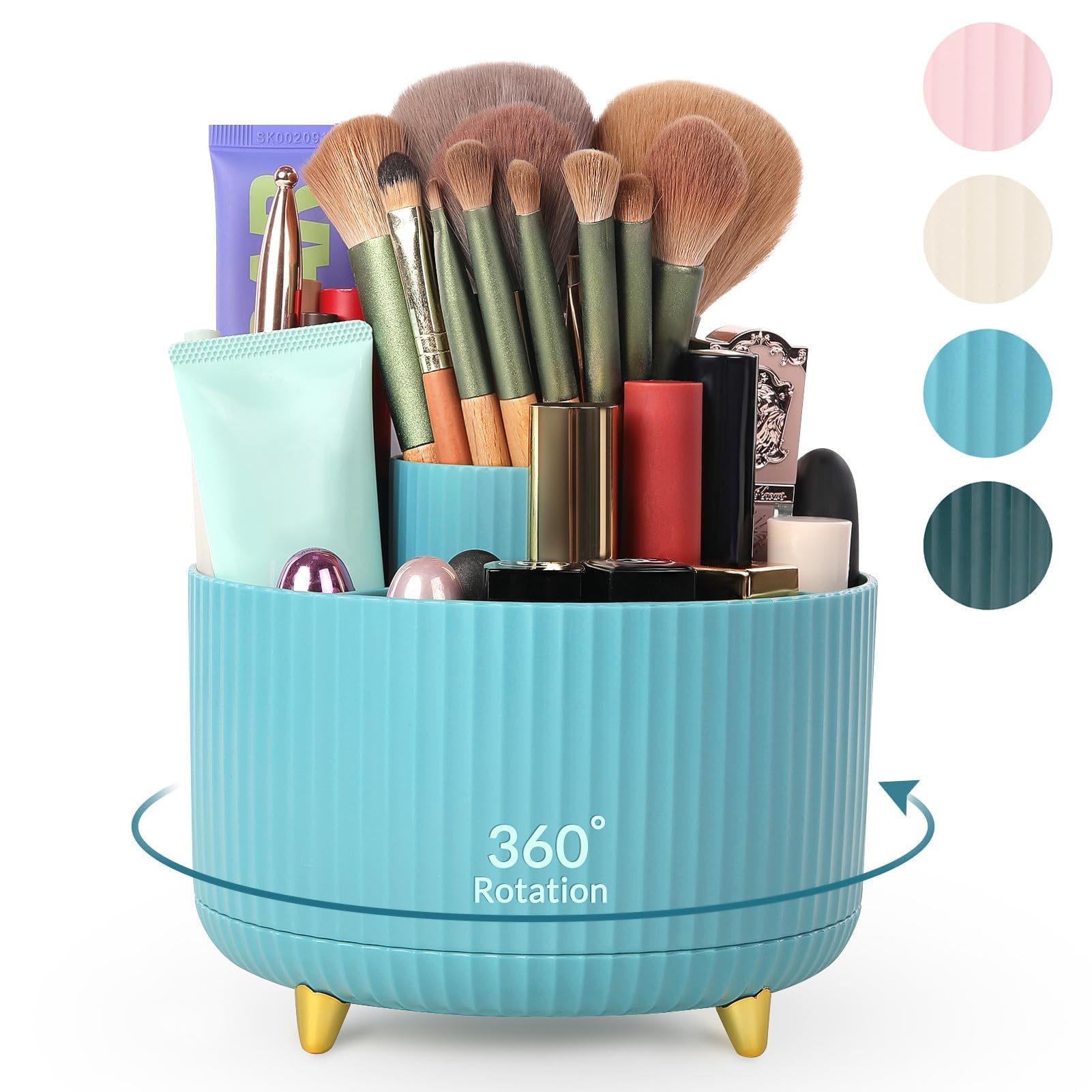 360° Rotate Elegant Comb Case, Portable Travel Comb Holder,  Storage Box for Hair Combs, Perfect Gift for Women & Men