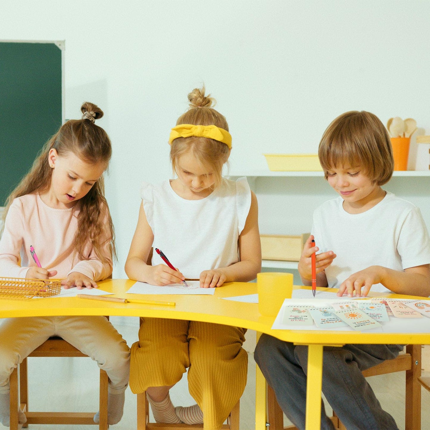 Pocket Notebooks 3x5 & Ballpoint Pens Gifts Set, 8 Inspirational Gifts Sets with 8 Bags & 8 Thank You Cards, Motivational Employee Appreciation Gifts