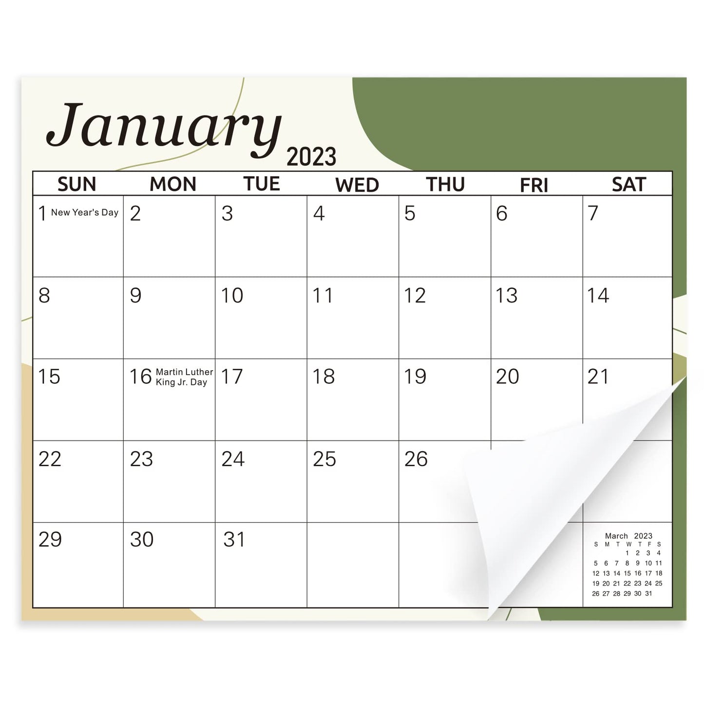 SKYDUE Magnetic Calendar for Fridge,Fridge Calendar 2023 from Jan.2023 - Jun.2024,10" x 8" Calendar 2023 Prefect for Viewing and Planing Each Day at Home & Office