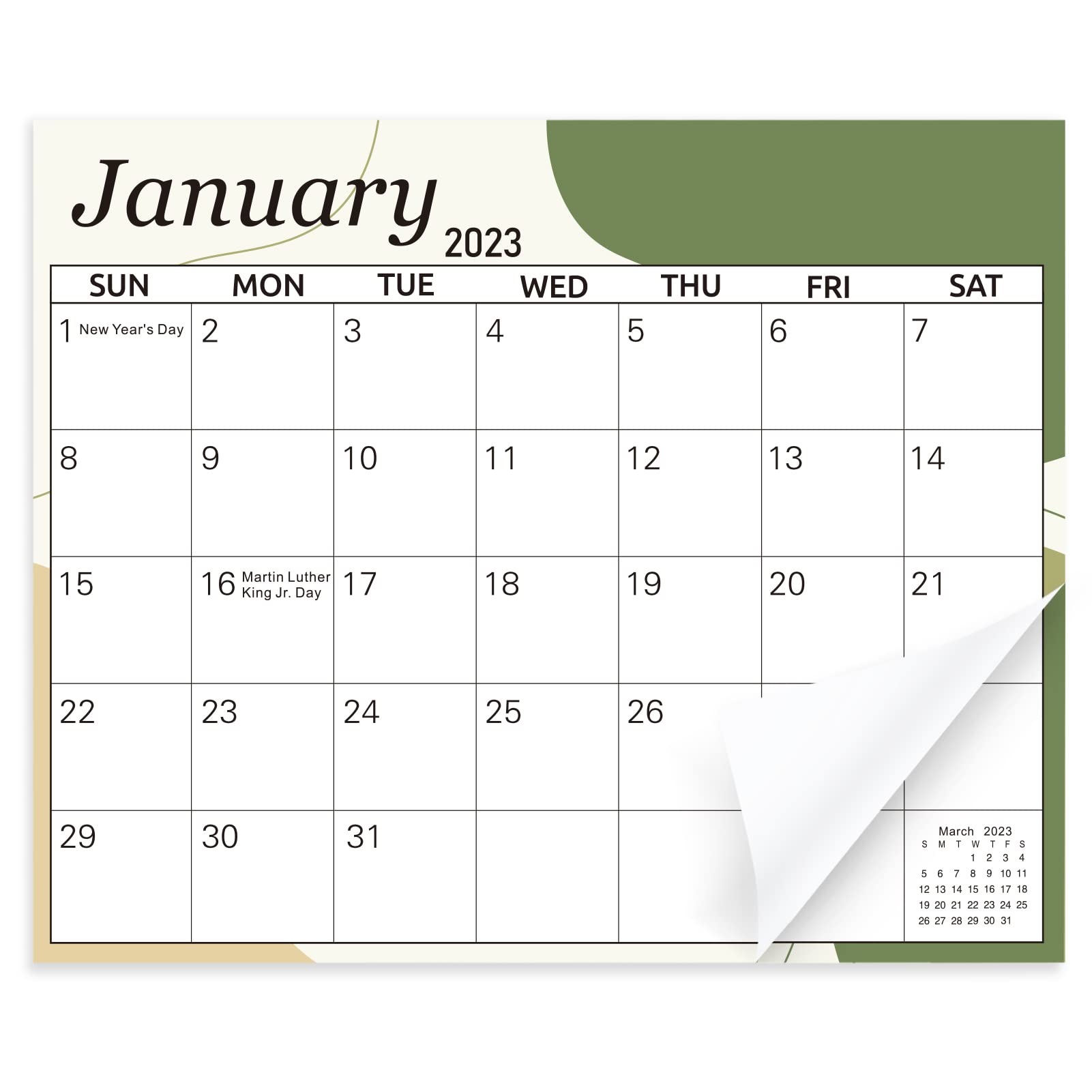 SKYDUE Magnetic Calendar for Fridge,Fridge Calendar 2023 from Jan.2023 - Jun.2024,10" x 8" Calendar 2023 Prefect for Viewing and Planing Each Day at Home & Office