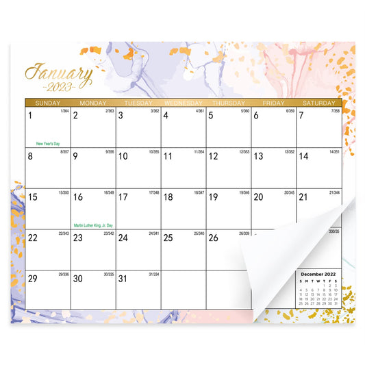 SKYDUE Magnetic Calendar for Fridge, 10"x 8", Fridge Calendar 2023 from Jan.2023 - Jun.2024, Calendar 2023 for School, Office & Home Planning and Organizing