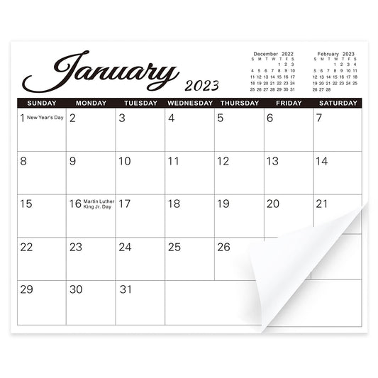 SKYDUE Magnetic Calendar for Fridge,10" x 8",Fridge Calendar 2023 from Jan.2023 - Jun.2024, Magnetic Calendar 2023-2024 Prefect for Viewing and Planing Each Day at Home & Office